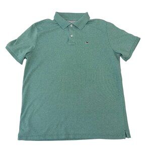 VINEYARD VINES Boys XL Edgartown Polo Green Short Sleeve Shirt